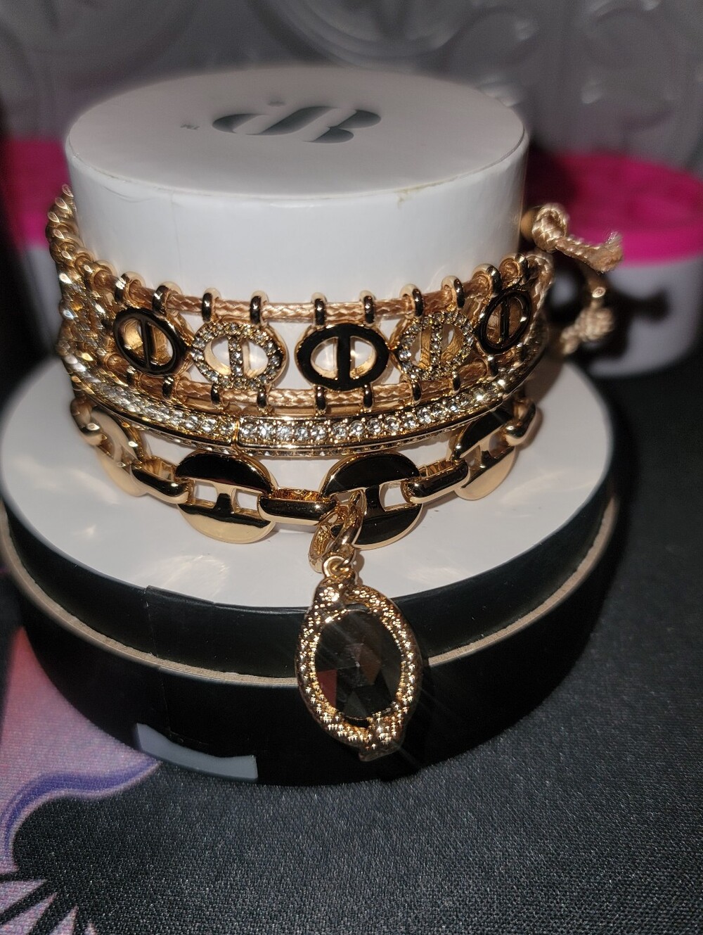 NWT-BP The Charm That Bind-Gold Plated Halloween 2025 Stacks. 3 Bracelets